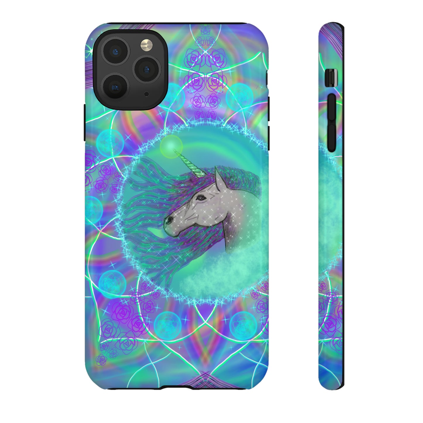 Mystic Unicorn Protective Phone Case, Samsung, iPhone, Pixel, all sizes