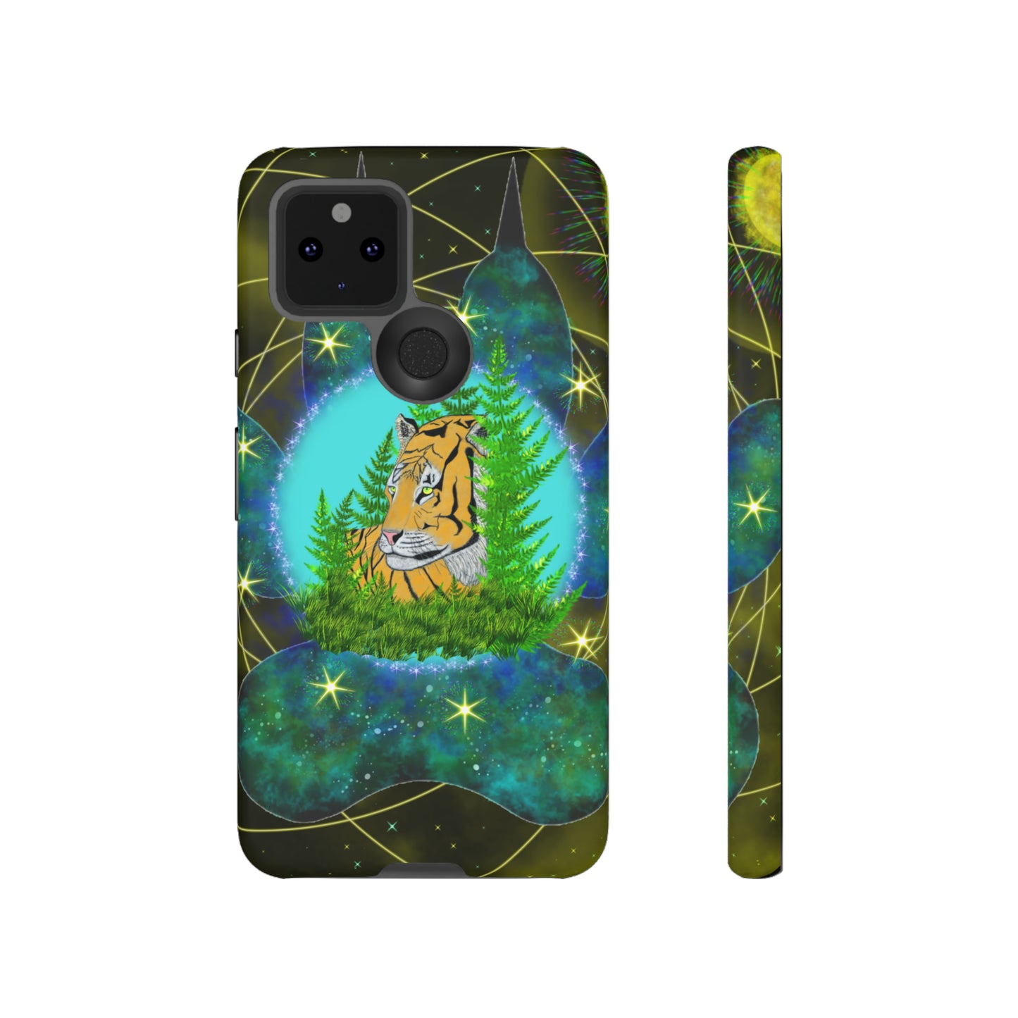 Tiger Medicine Totem Protective Phone Case, Samsung, iPhone, Pixel, all sizes