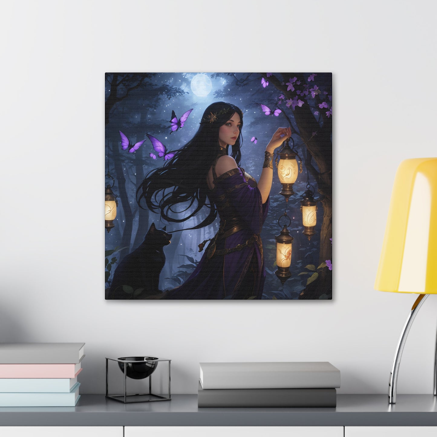 Butterfly Queen, Canvas Art, Canvas Print, Wall Decor, Original Art, Unique Gifts