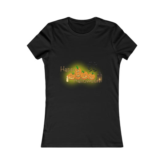 Women's Favorite Tee HAPPY HALLOWEEN Top