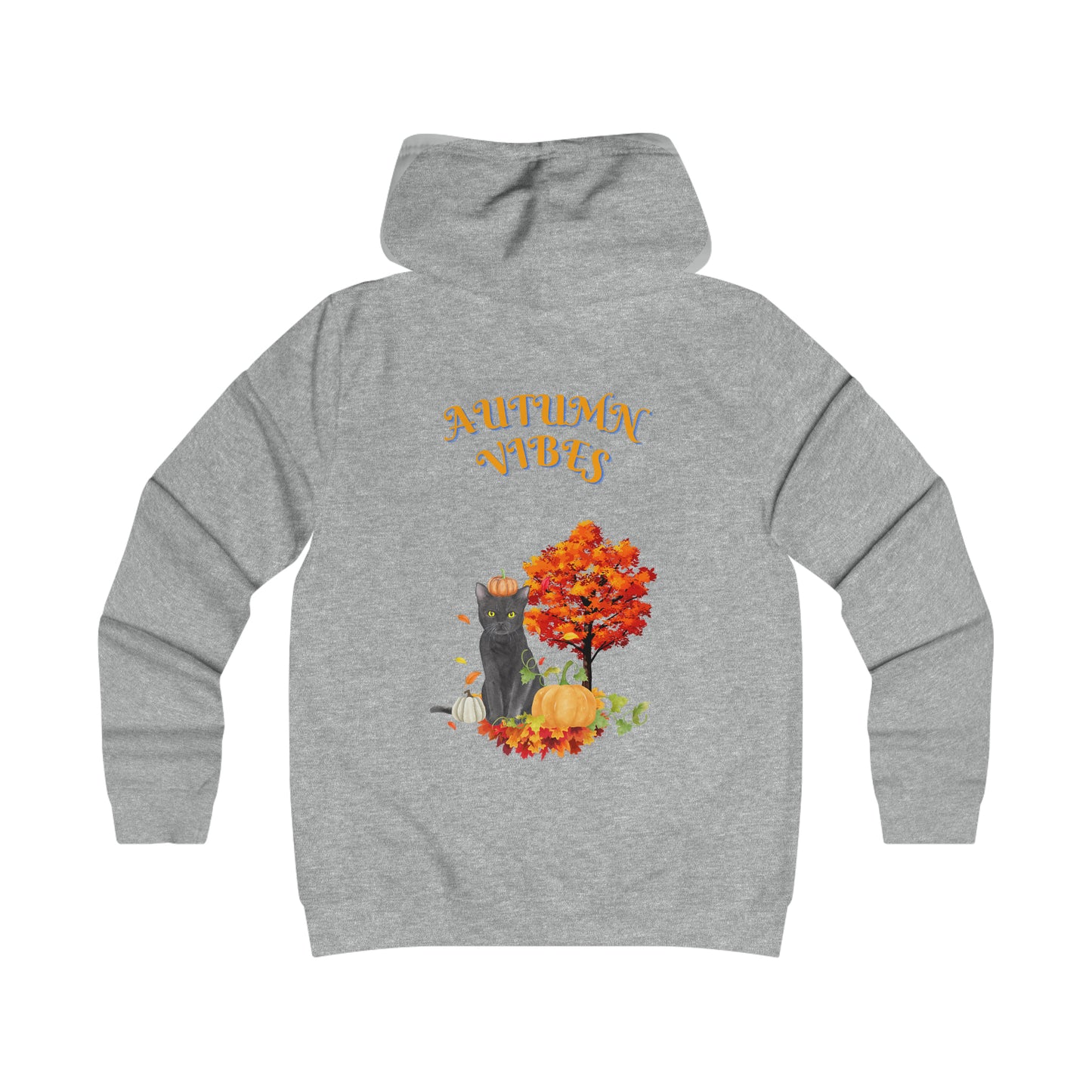 Autumn Vibes Girlie College Hoodie