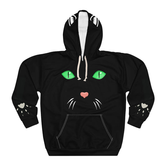 Happy Prowl O Ween Cat Halloween Pullover Hoodie