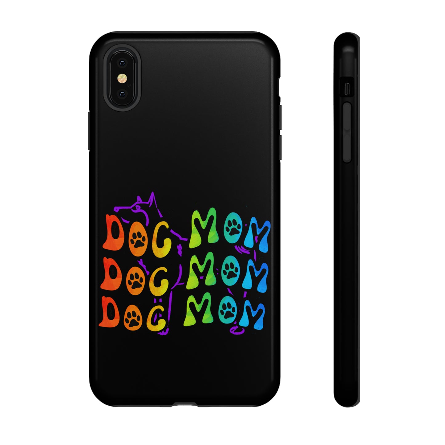 Dog Mom Protective Phone Case, Samsung, iPhone, Pixel, all sizes