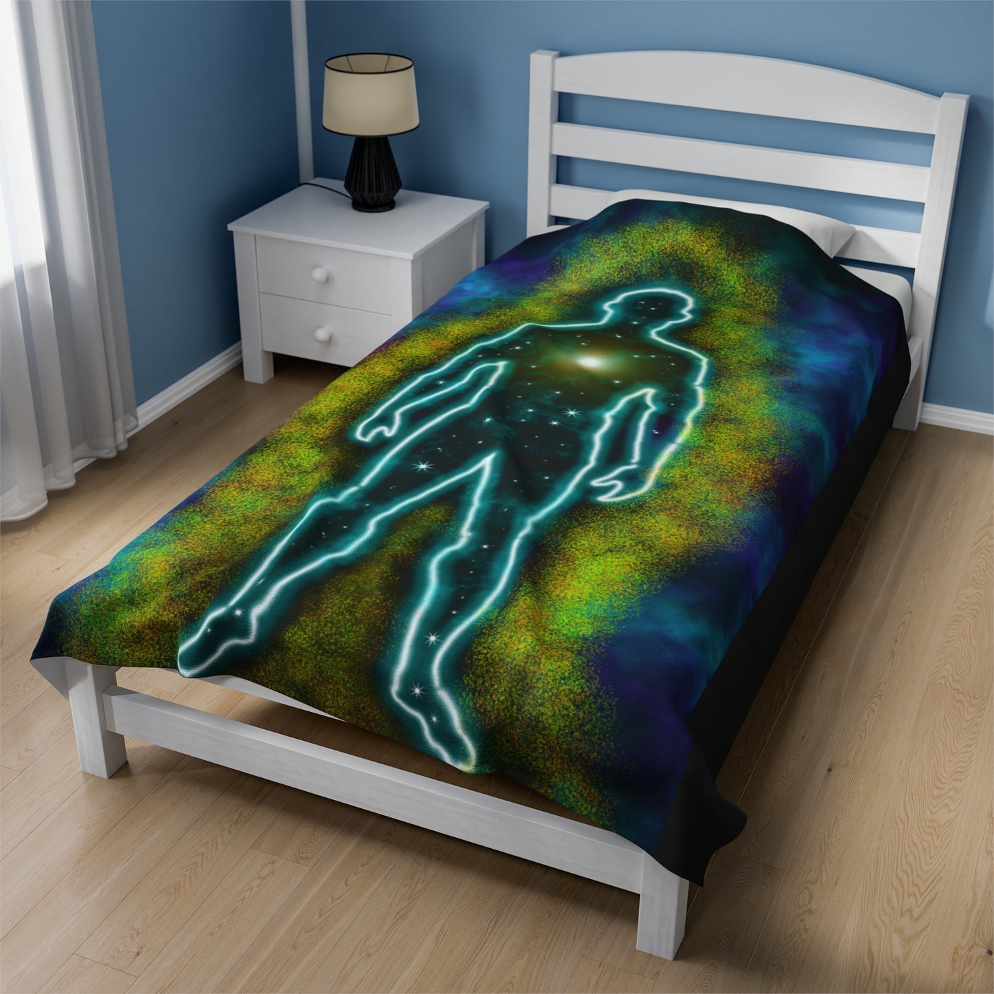 Mystic Energy Body Giant Velveteen Plush Blanket