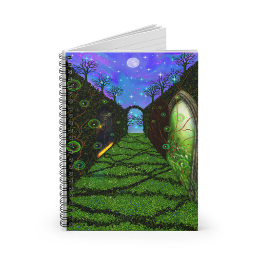 Hidden World Fairy Doorways Spiral Notebook - Ruled Line