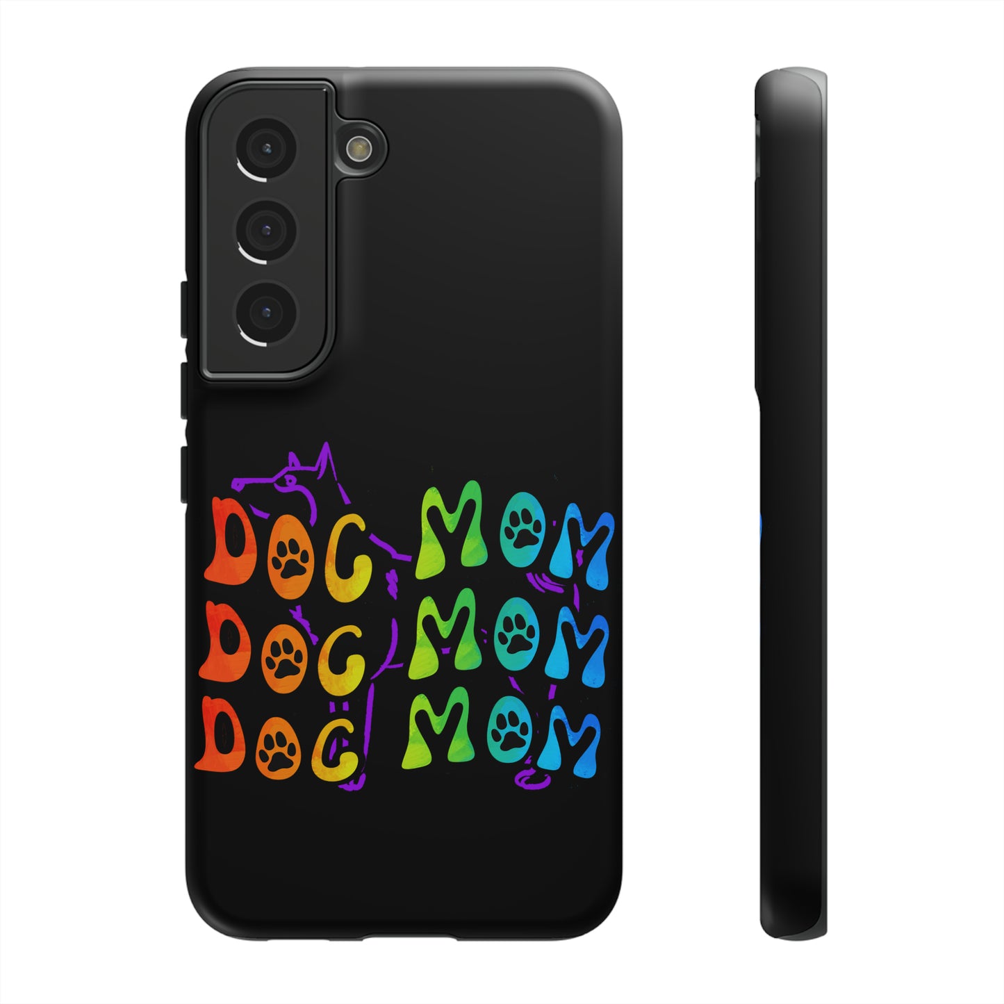 Dog Mom Protective Phone Case, Samsung, iPhone, Pixel, all sizes