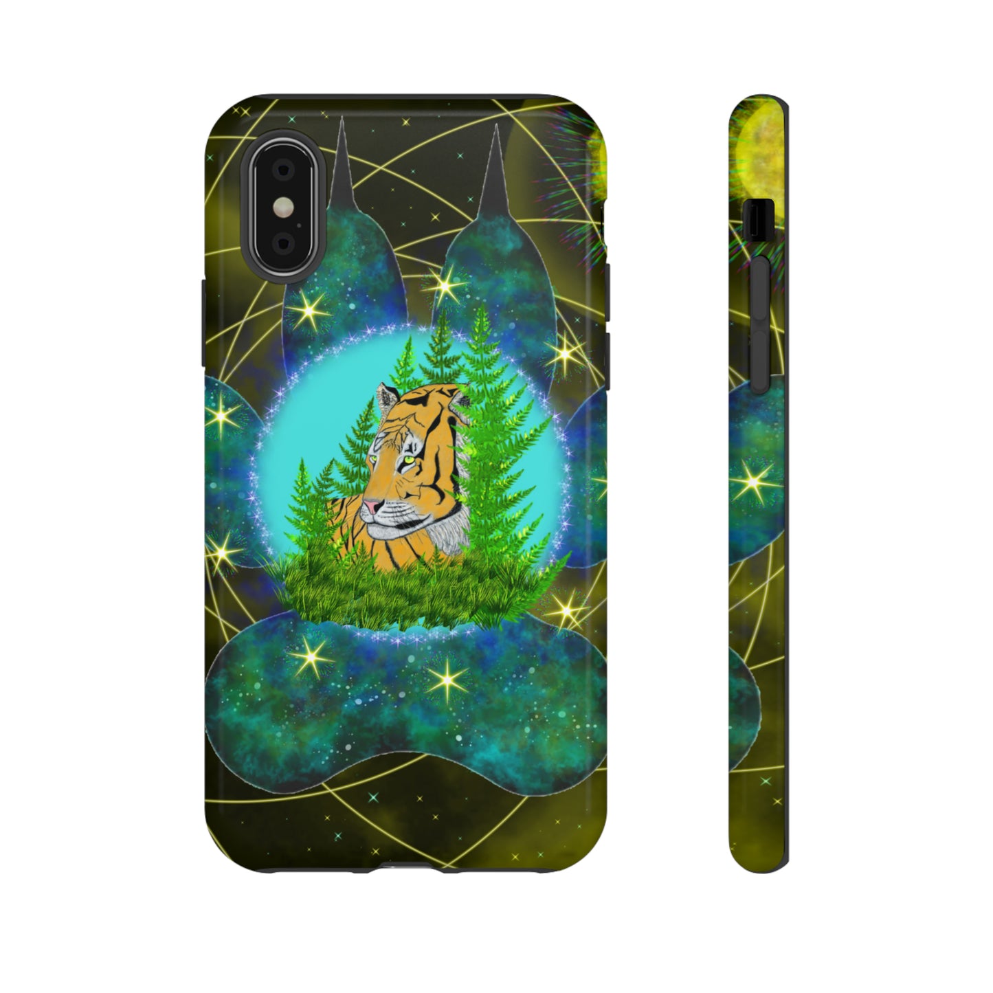 Tiger Medicine Totem Protective Phone Case, Samsung, iPhone, Pixel, all sizes