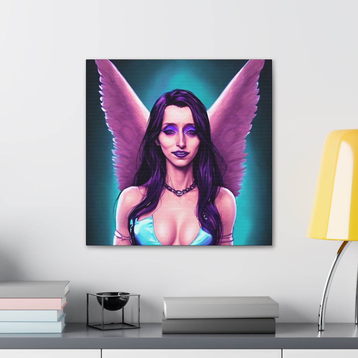 Morgana Goddess Of Magic, Canvas Art, Wall Art, Fantasy Art, Unique Gifts, Original Art