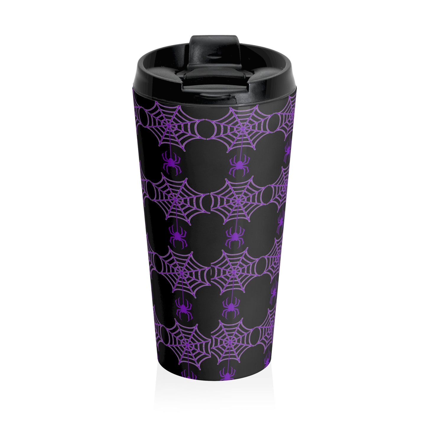 Stainless Steel Spider web Halloween Travel Mug with Insert