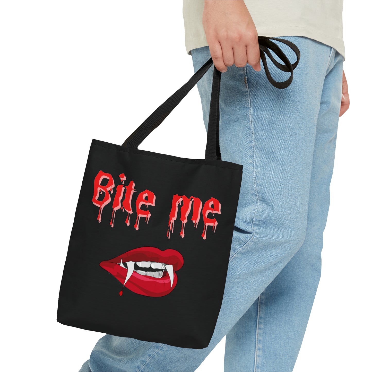 Bite Me Halloween Tote Bag