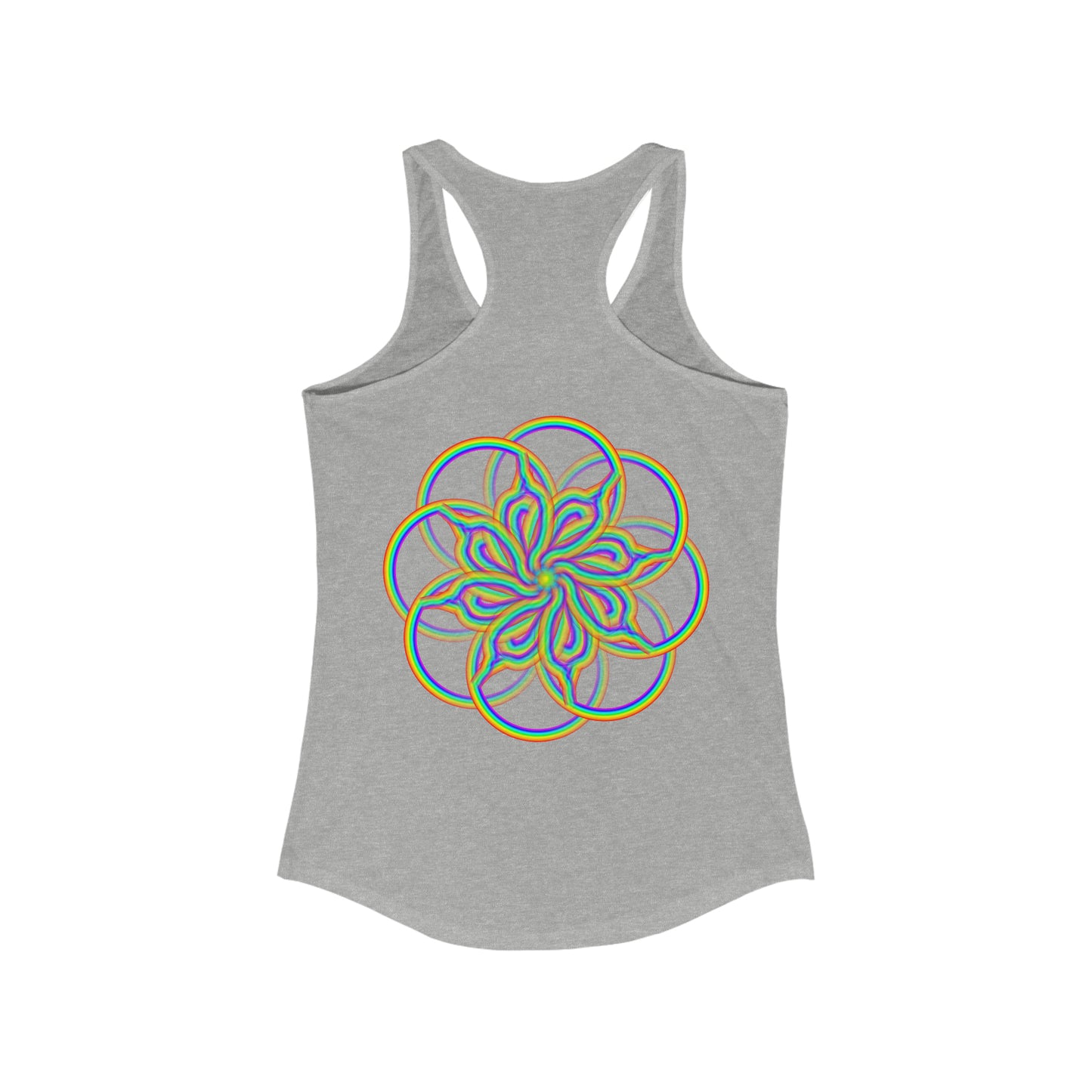 PRIDE Psychedelic Rainbow Women's Ideal Racerback Tank