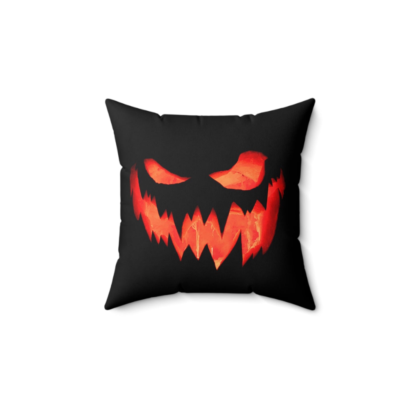 Halloween, Spooky pumpkin, Spun Polyester Square Pillow