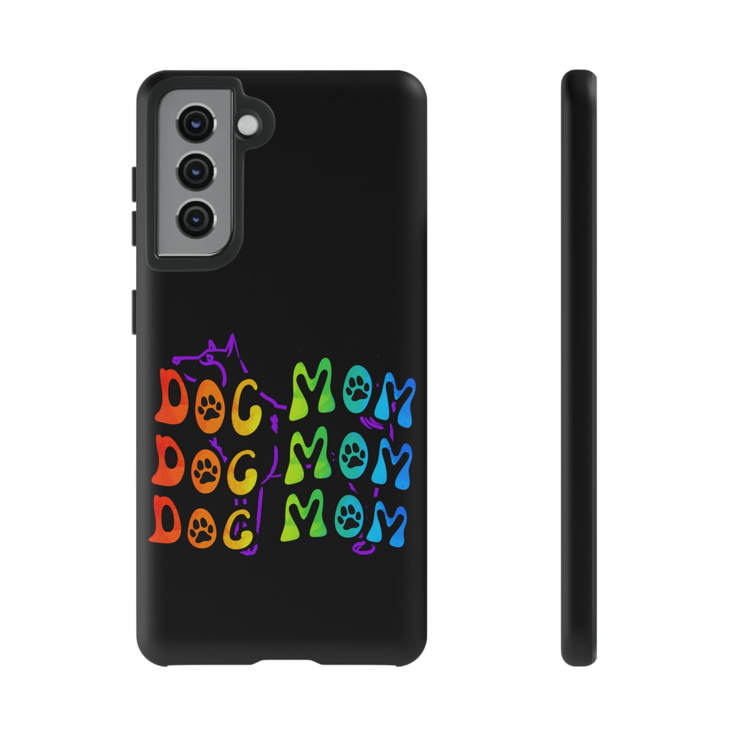 Dog Mom Protective Phone Case, Samsung, iPhone, Pixel, all sizes