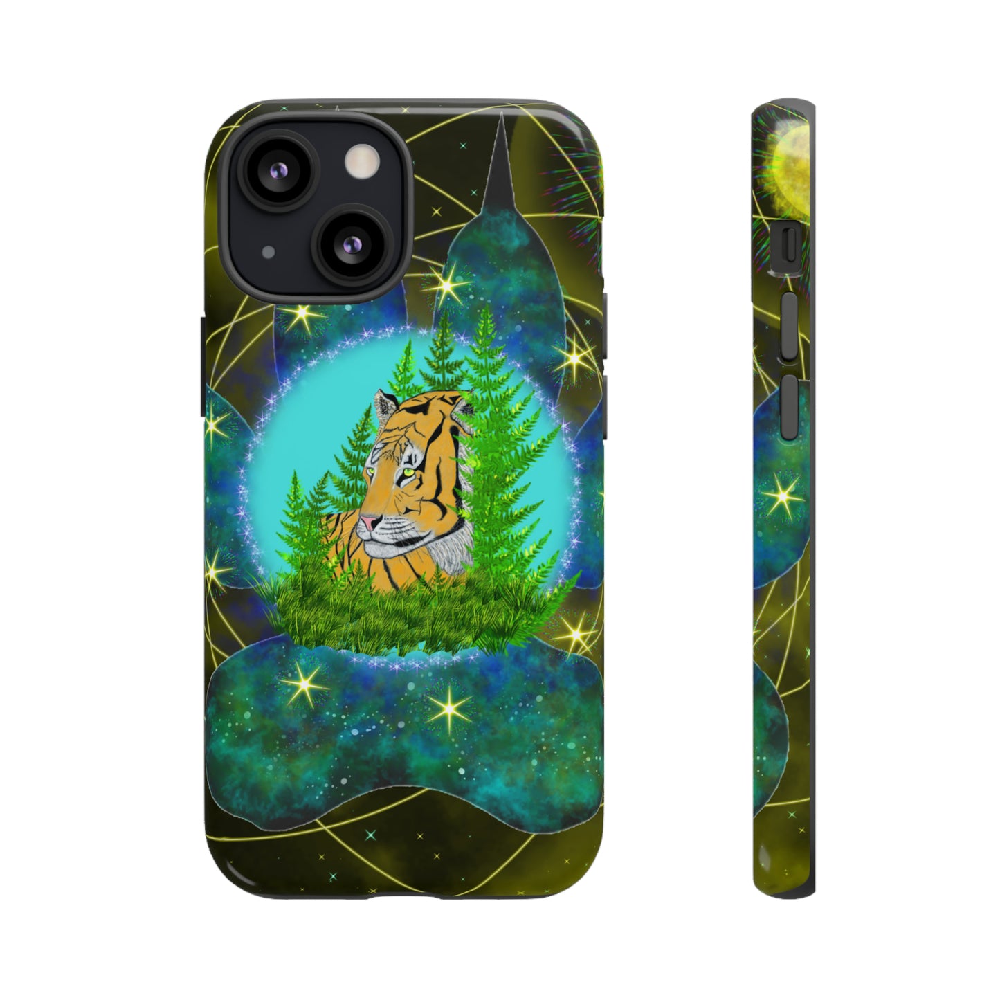Tiger Medicine Totem Protective Phone Case, Samsung, iPhone, Pixel, all sizes