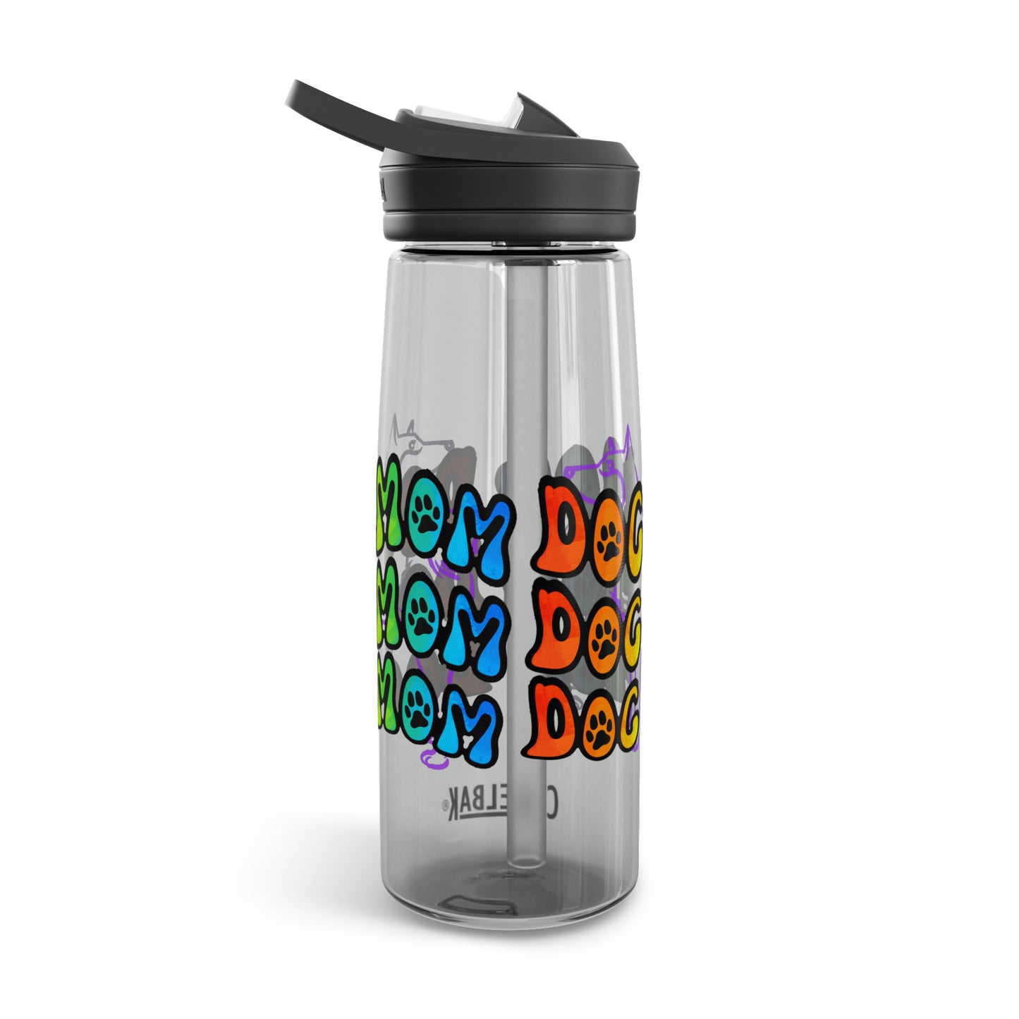 Dog Mom  Water Bottle, 25oz