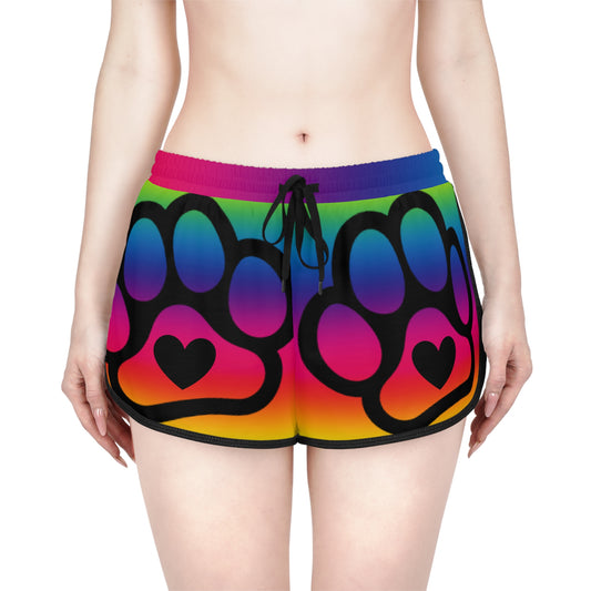 PRIDE Paw Women's Relaxed Shorts