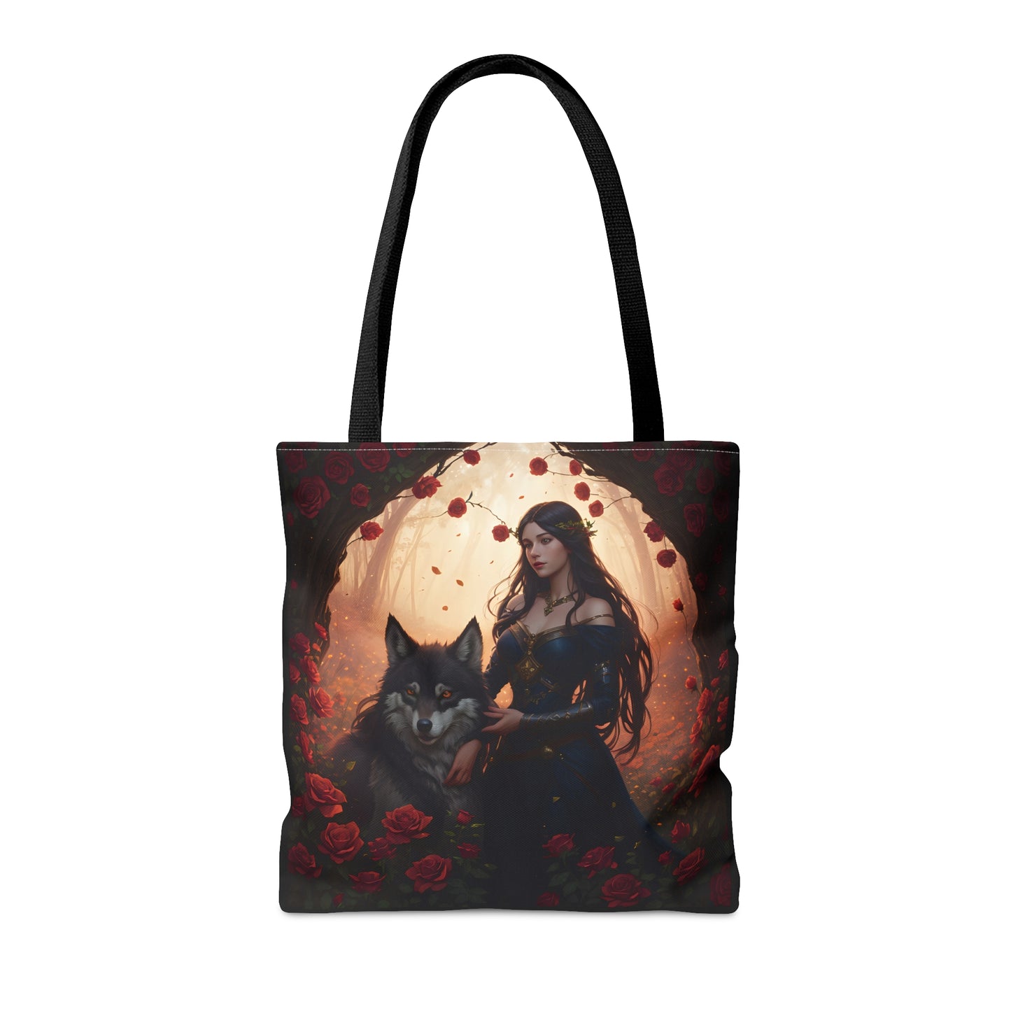 Wolf Enchantress,Tote Bag