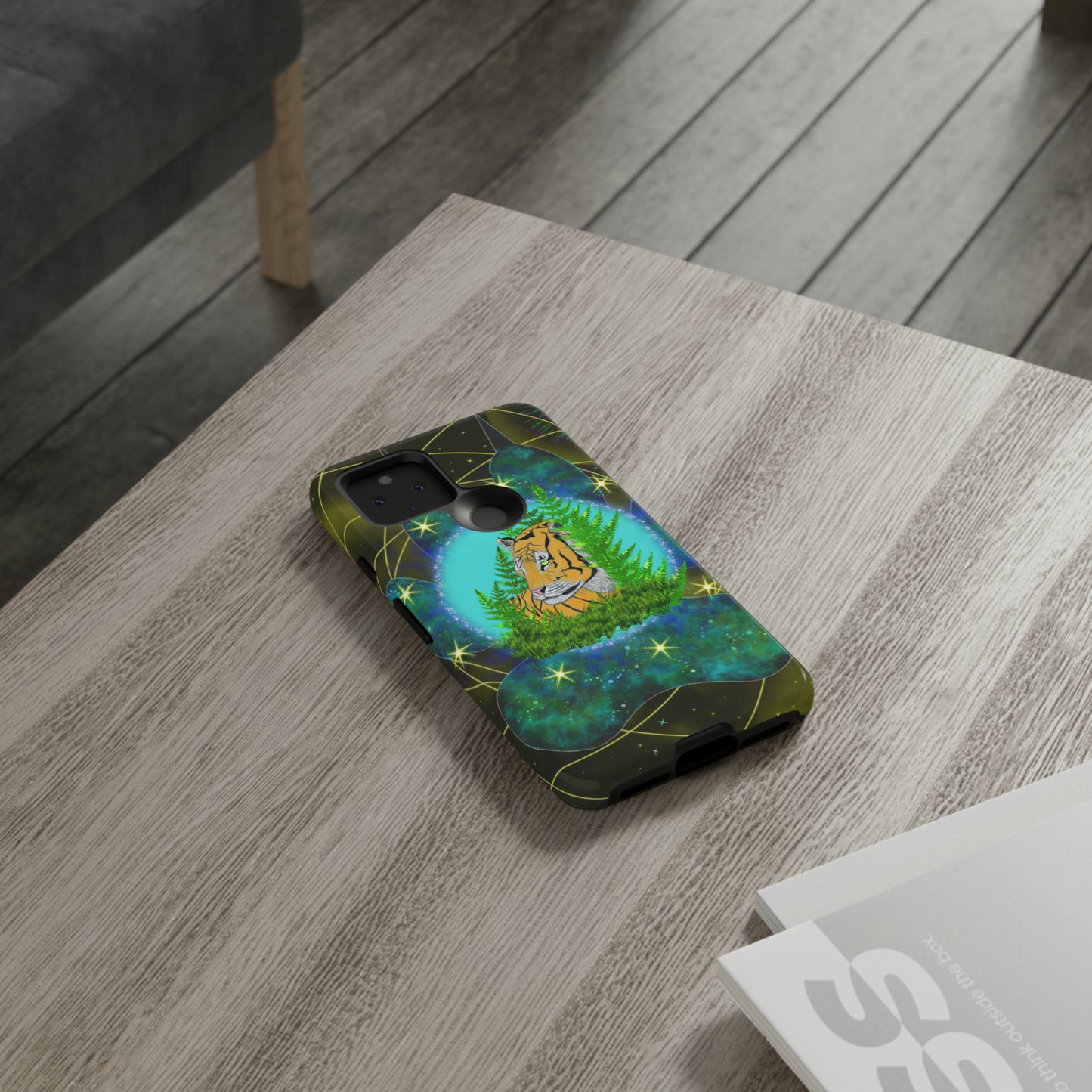 Tiger Medicine Totem Protective Phone Case, Samsung, iPhone, Pixel, all sizes