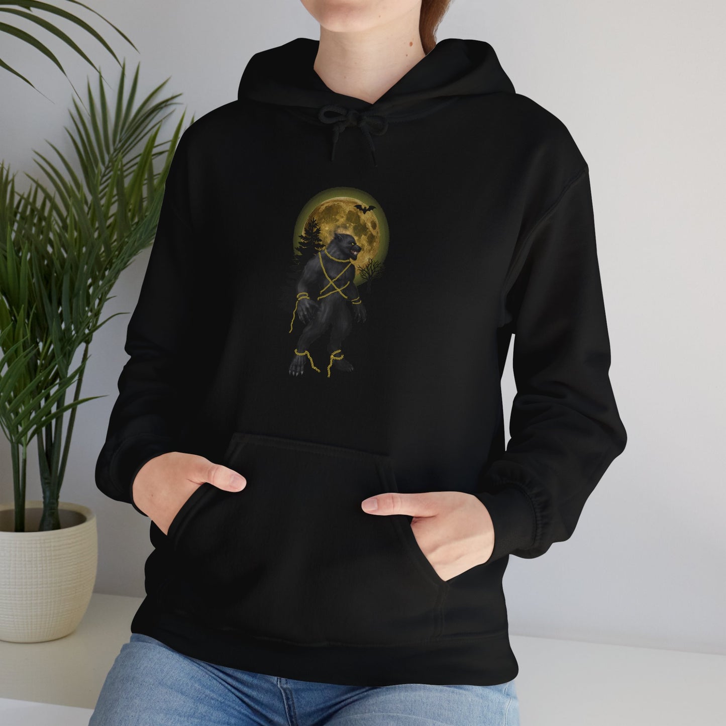 Unisex Heavy Blend™ Fenrir Unchained Hooded  Halloween Sweatshirt