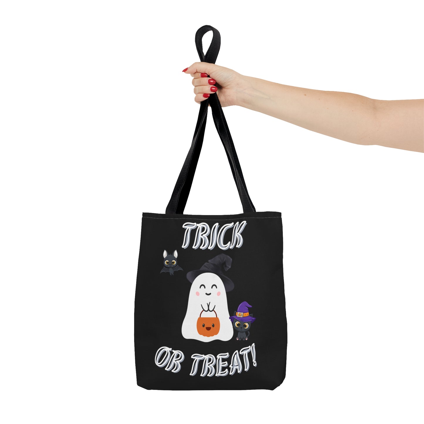 Trick Or Treat Ghost Halloween Candy Tote Bag