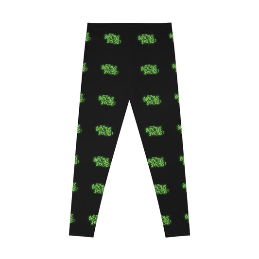 Hocus Pocus Halloween Stretchy Leggings Black