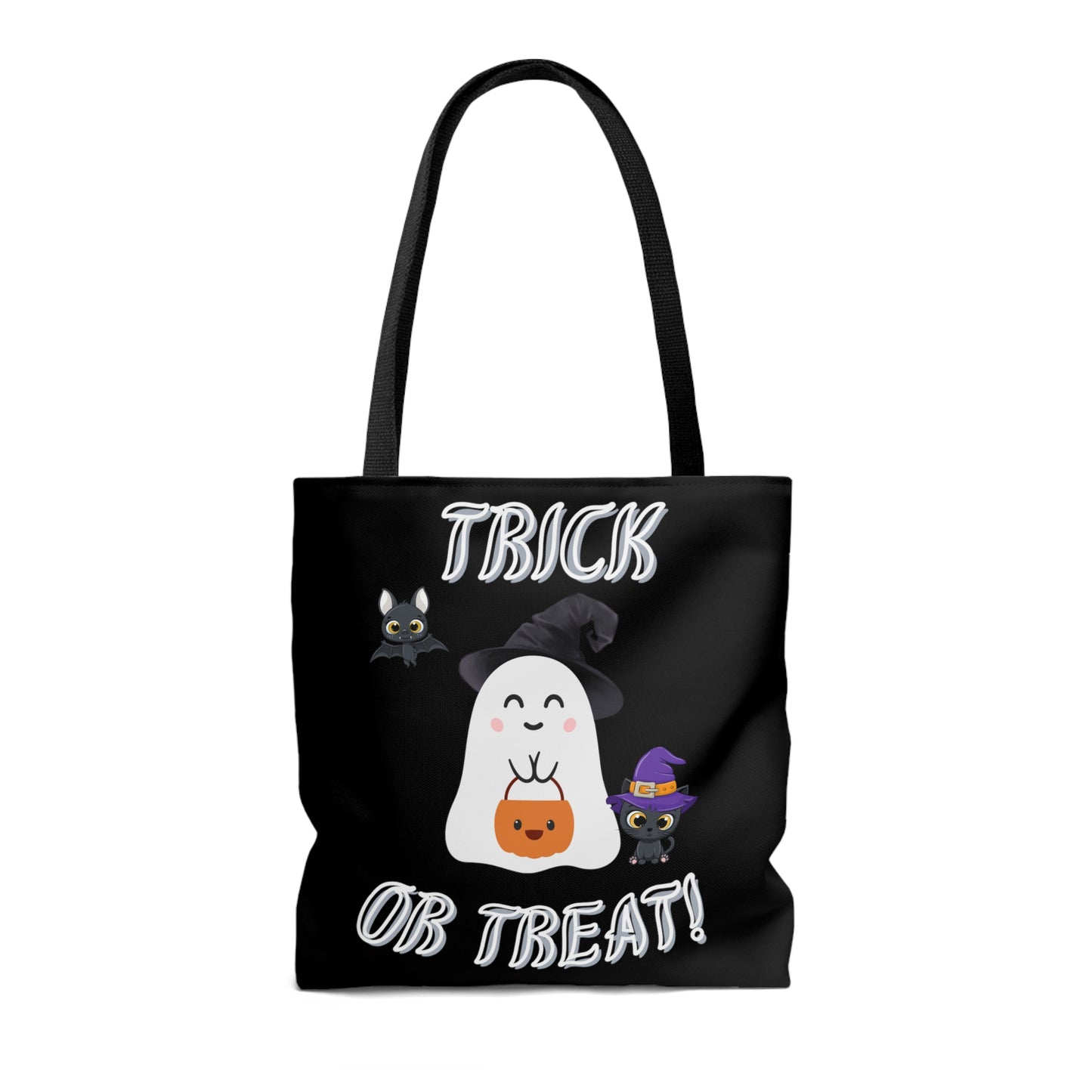 Trick Or Treat Ghost Halloween Candy Tote Bag