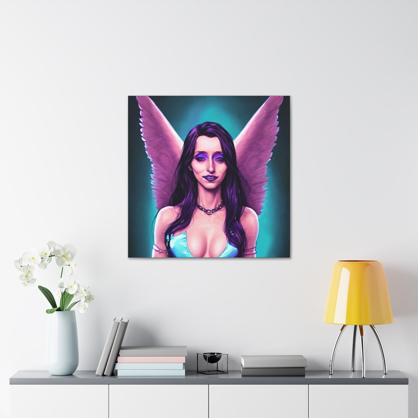 Morgana Goddess Of Magic, Canvas Art, Wall Art, Fantasy Art, Unique Gifts, Original Art