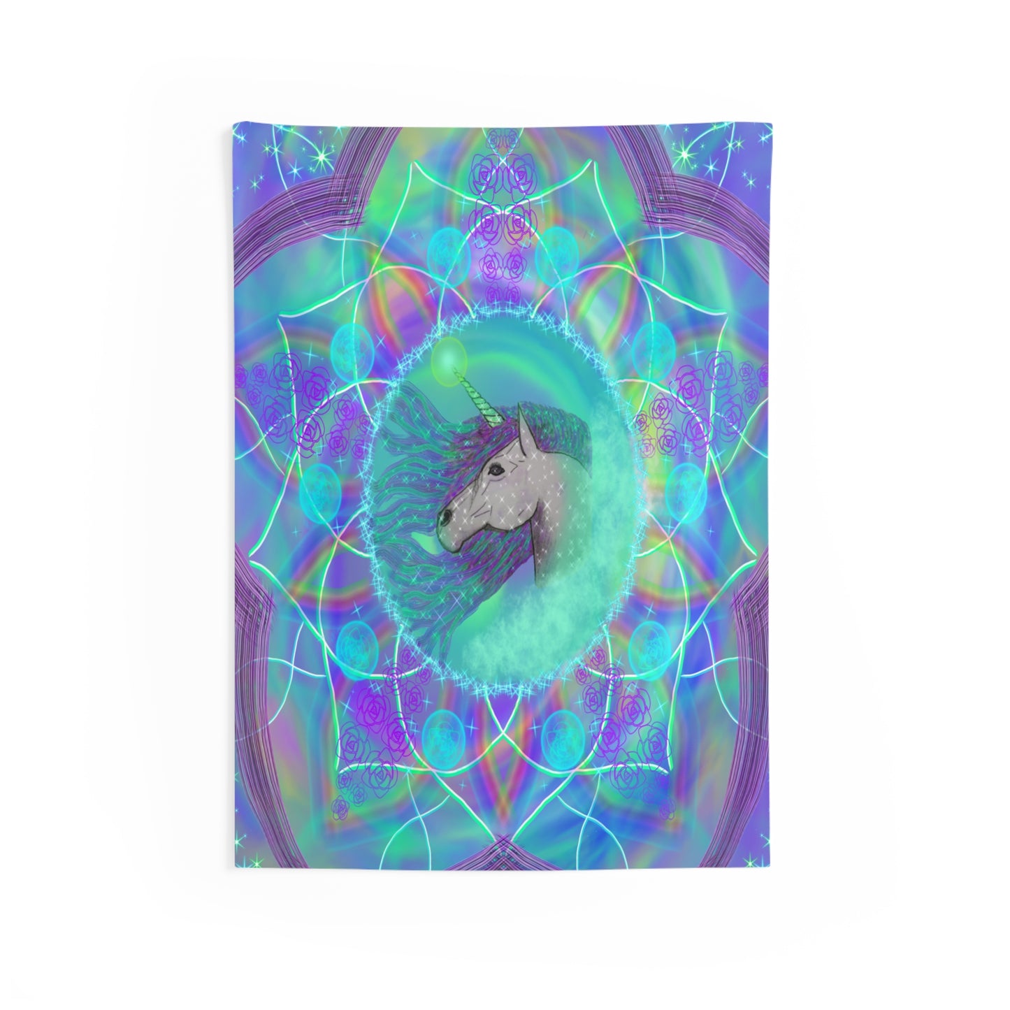 Mystic Unicorn Indoor Wall Tapestry 26 x 36