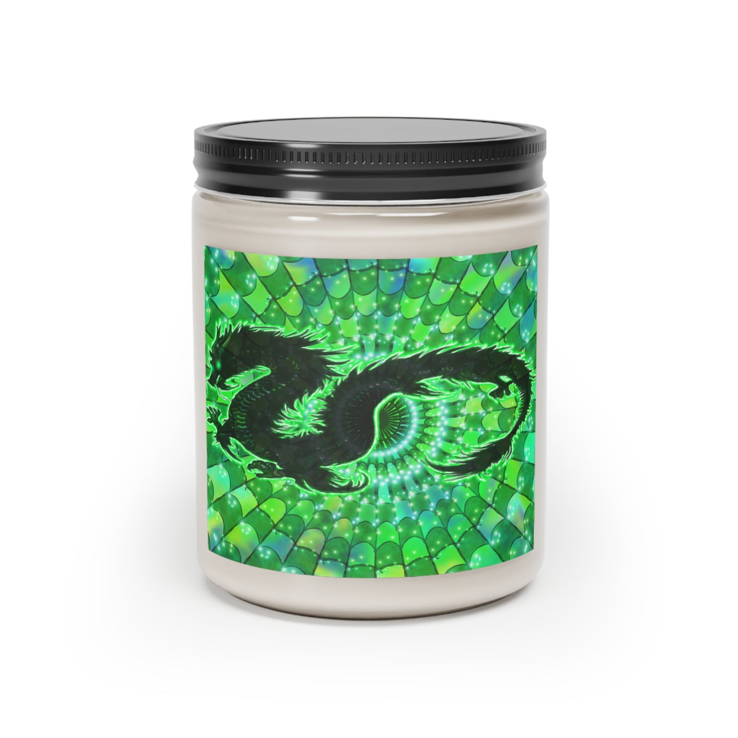 Emerald Abundance Dragon Scented Candle, 9oz