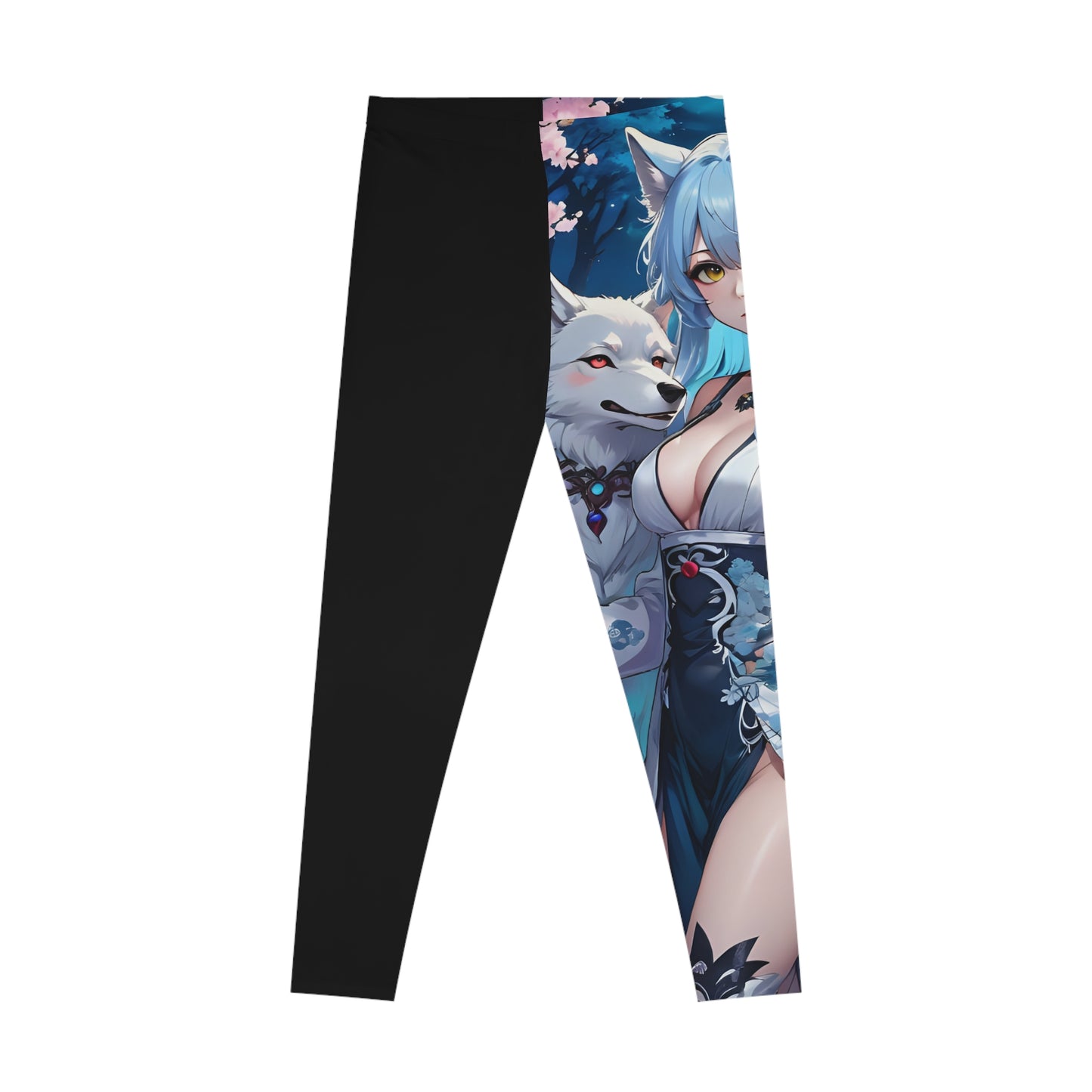 Wolf Moon Goddess, Black Leggings, Anime