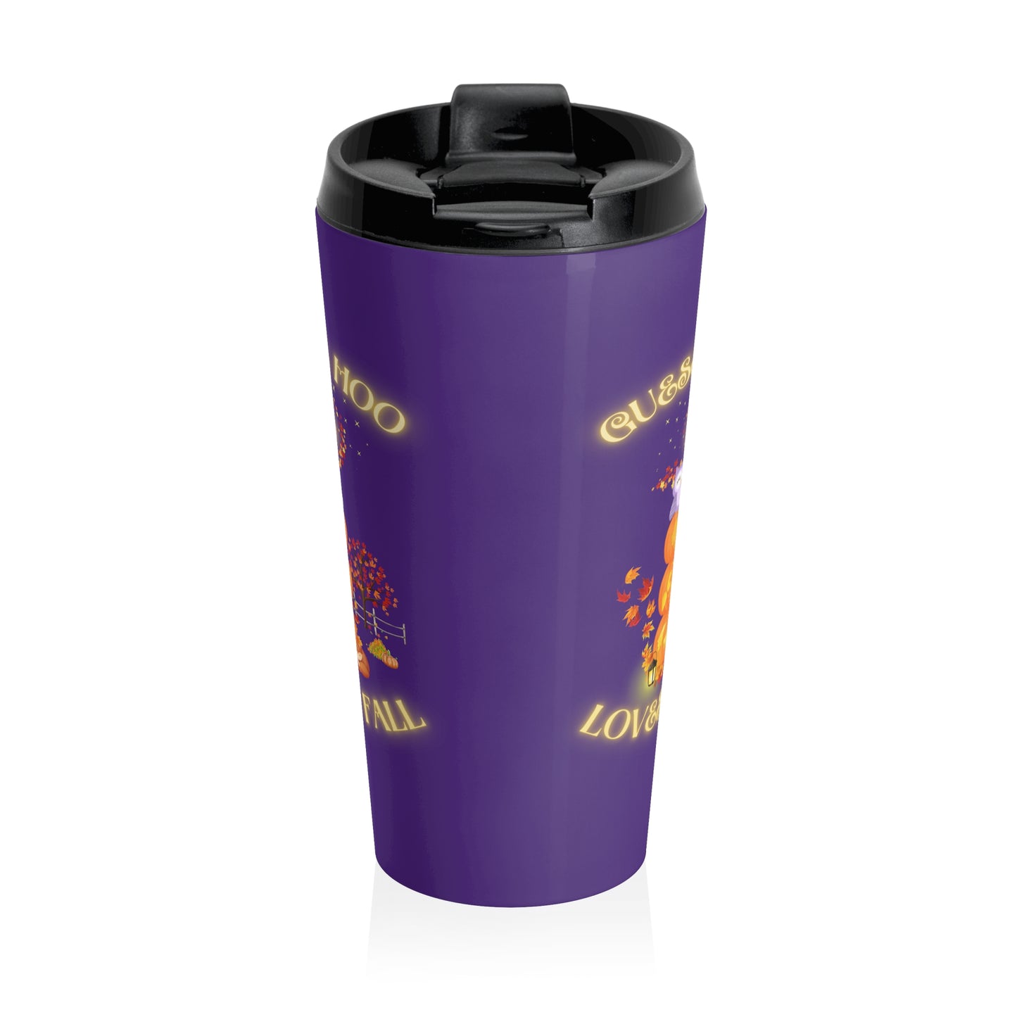 Guess Hoo Loves Fall Travel Mug with Insert