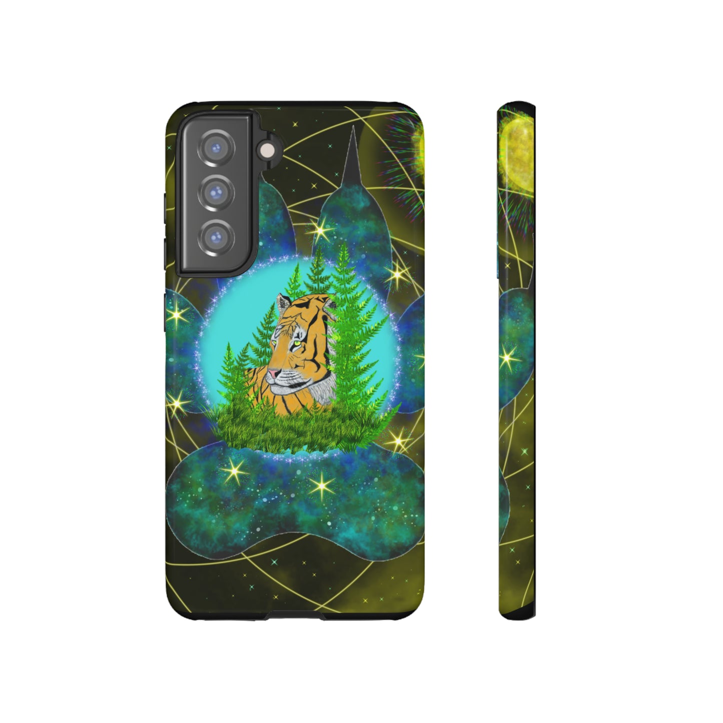 Tiger Medicine Totem Protective Phone Case, Samsung, iPhone, Pixel, all sizes