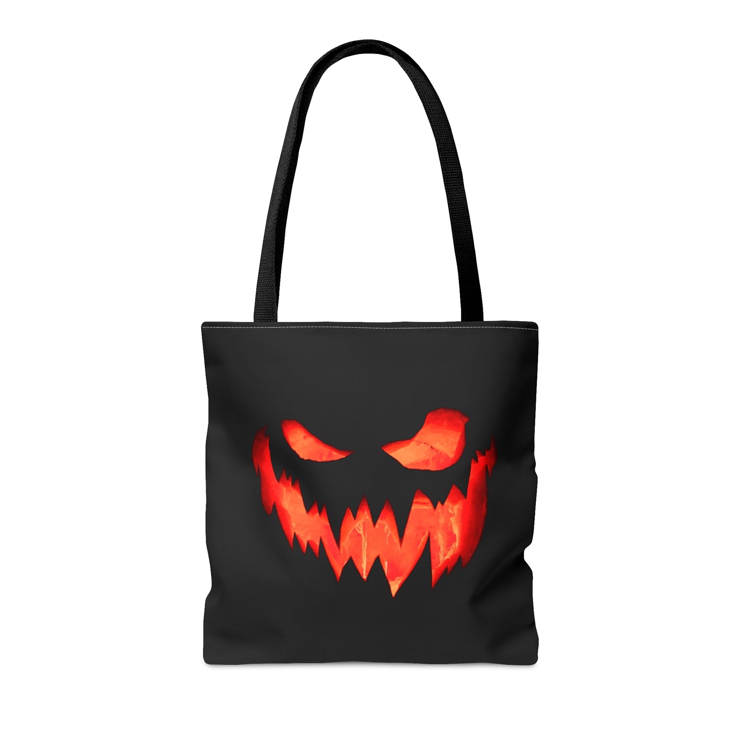 Spooky Pumpkin Face Halloween Candy Tote Bag