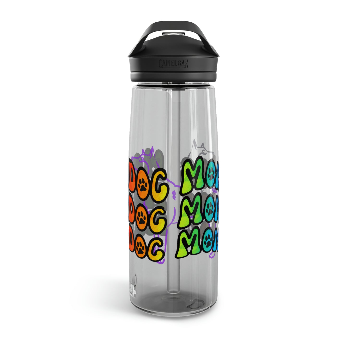 Dog Mom  Water Bottle, 25oz