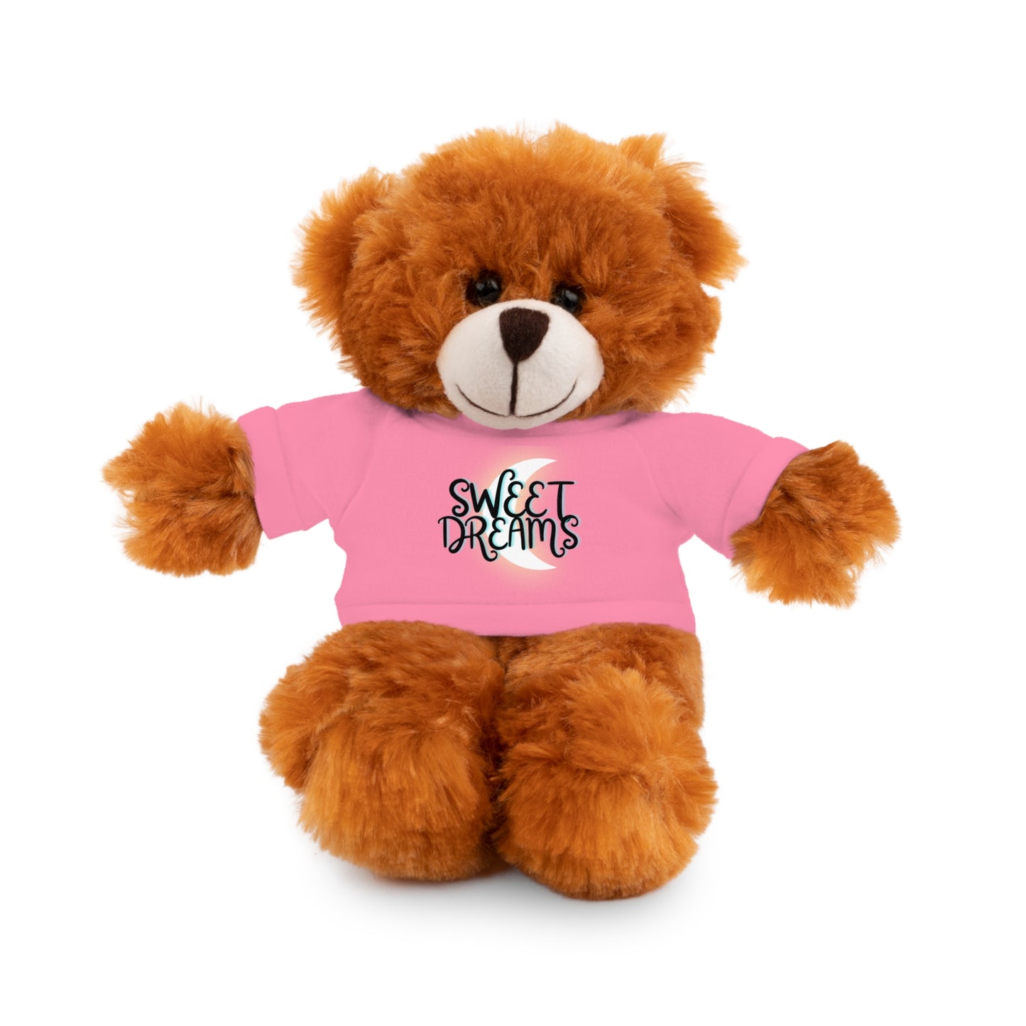 Sweet Dreams Kids Cute Stuffed Animals with Tee, Panda, Teddy Bear, Bunny, Lion, Sheep, Jaguar