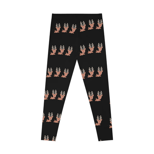 Cute reigndeer Christmas Stretchy Leggings