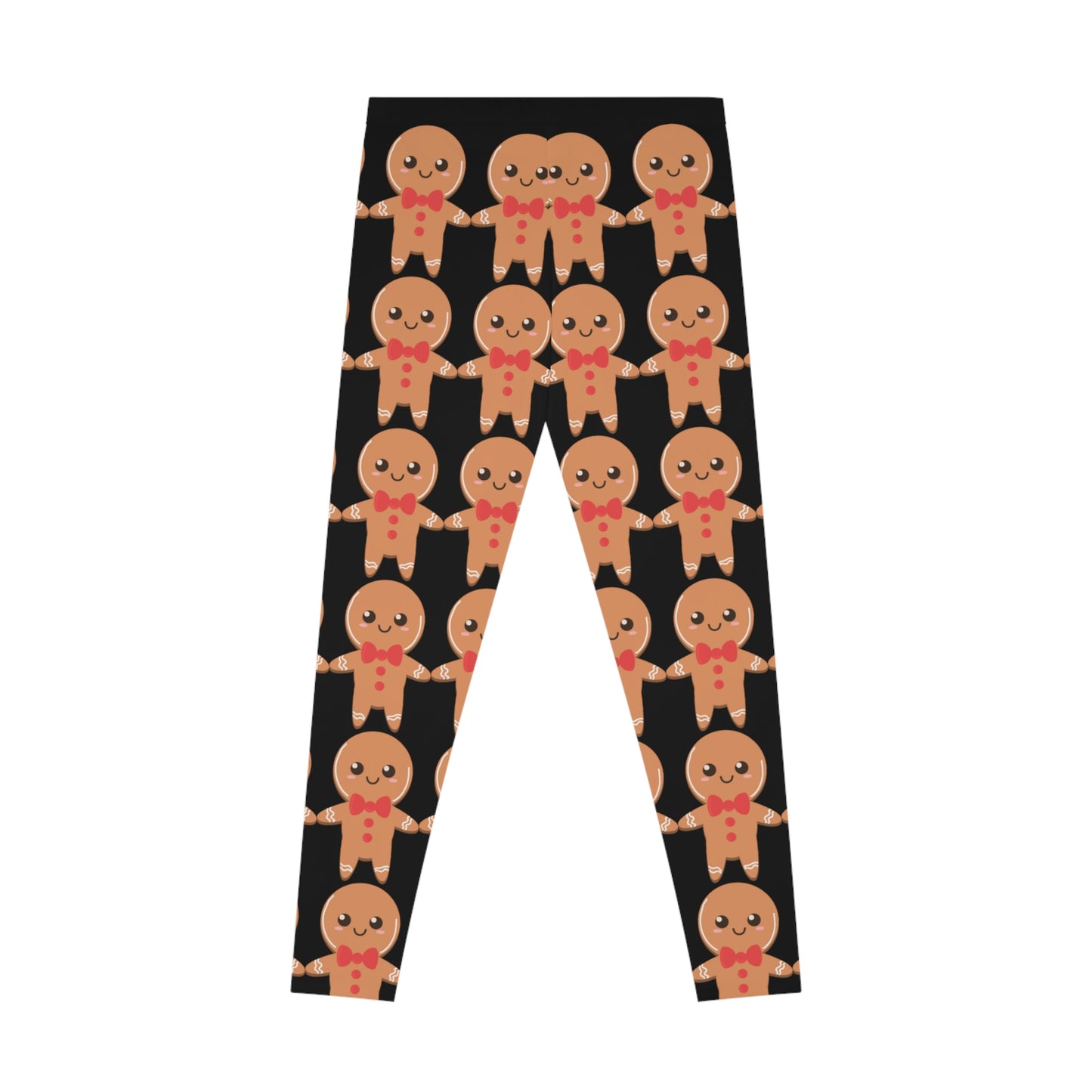 Gingerbread Man Christmas Stretchy Leggings