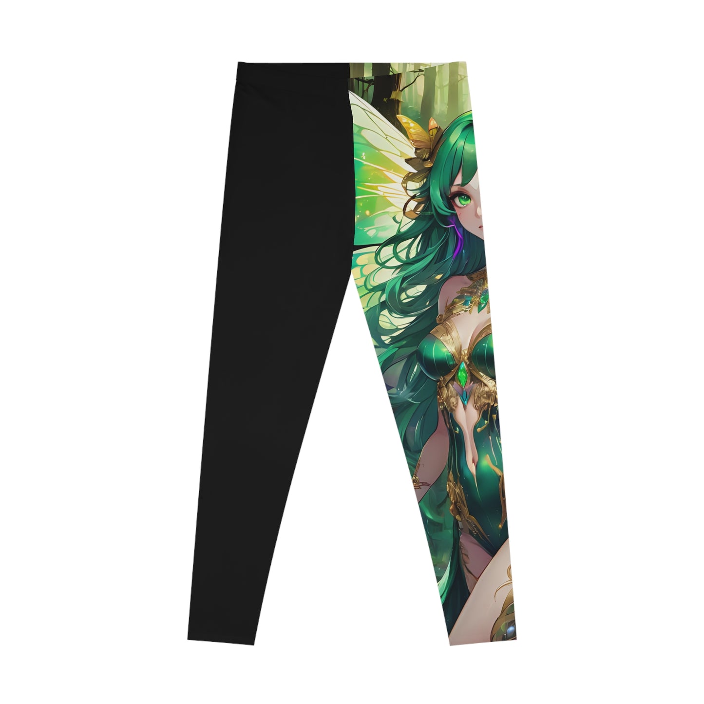 Jade Butterfly Fairy, Black Leggings, Anime