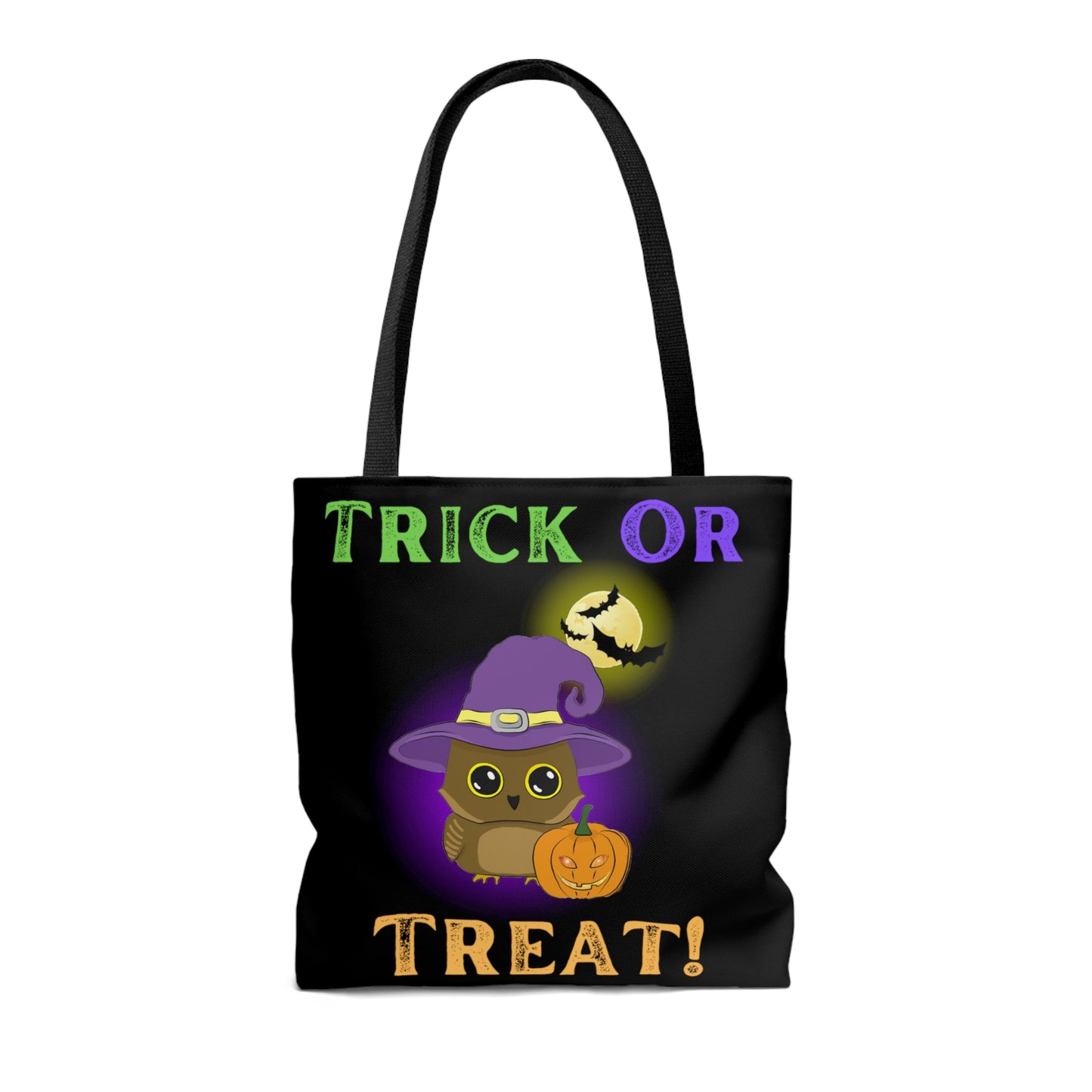 Trick Or Treat Owl Halloween Candy Tote Bag