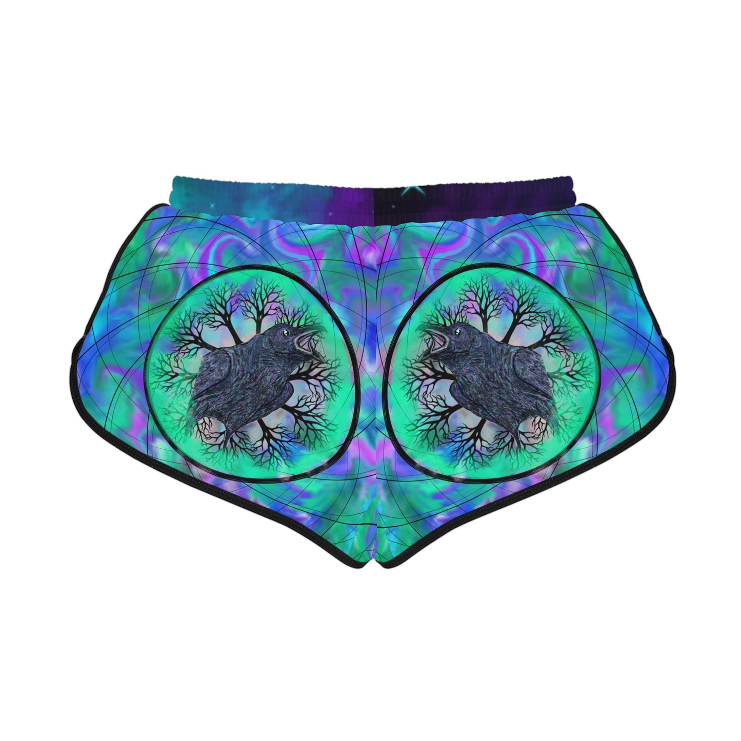 Raven Magick Women's Relaxed Shorts (AOP)