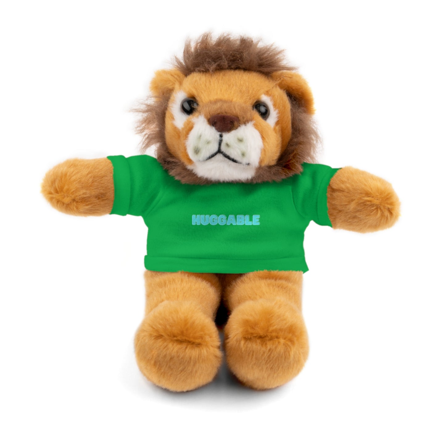 Kids Cute Huggable Stuffed Animals with Tee, Panda, Sheep, Bunny, Teddy Bear, Lion, Jaguar