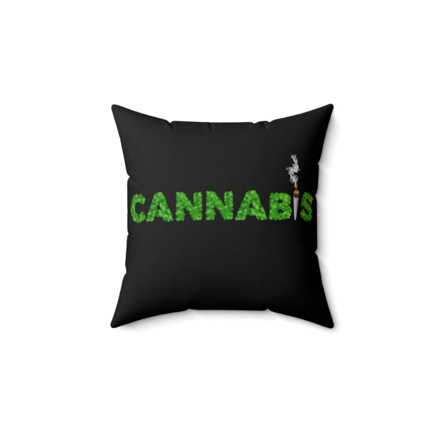 Cannabis, 420 Themed, Spun Polyester Square Pillow