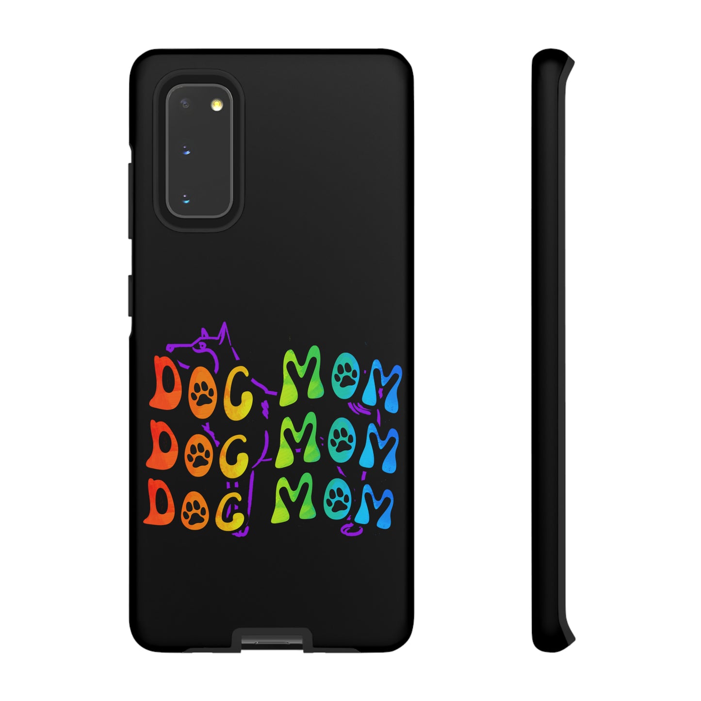 Dog Mom Protective Phone Case, Samsung, iPhone, Pixel, all sizes