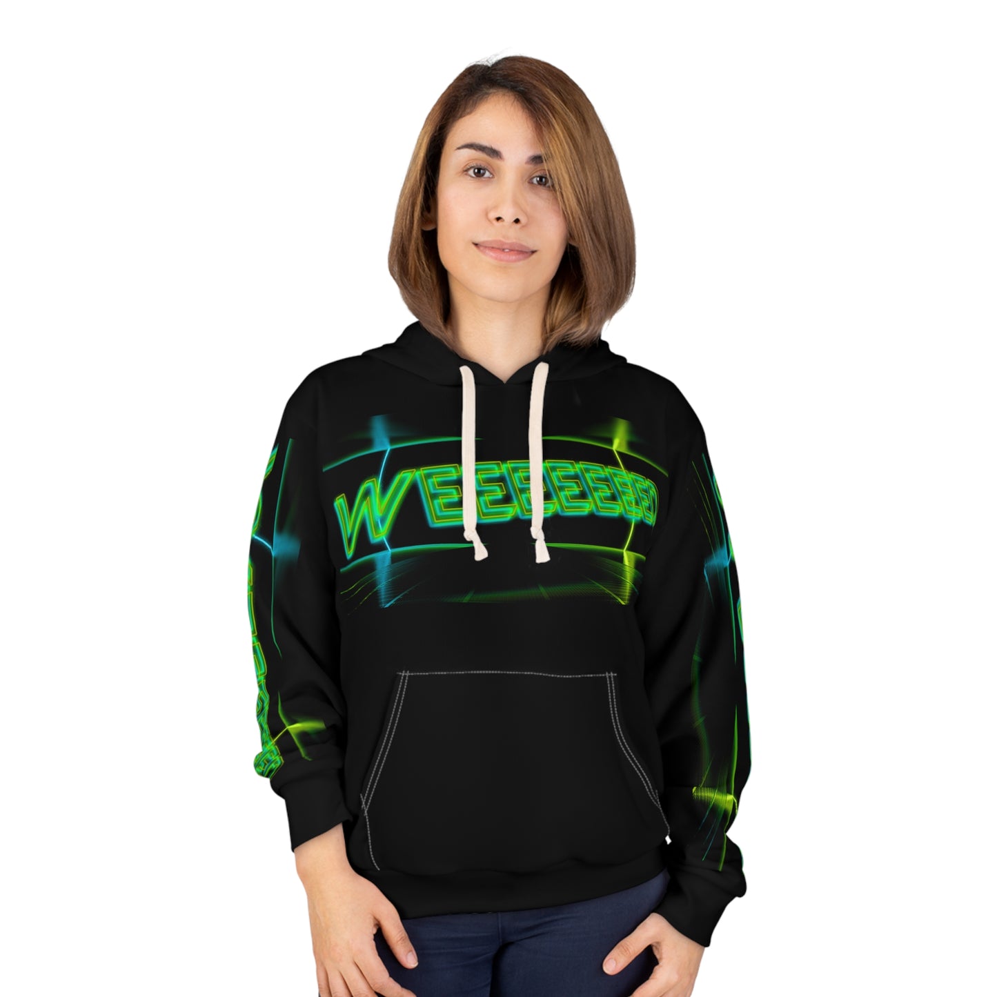 Weeeeeed, Pullover Hoodie (AOP)