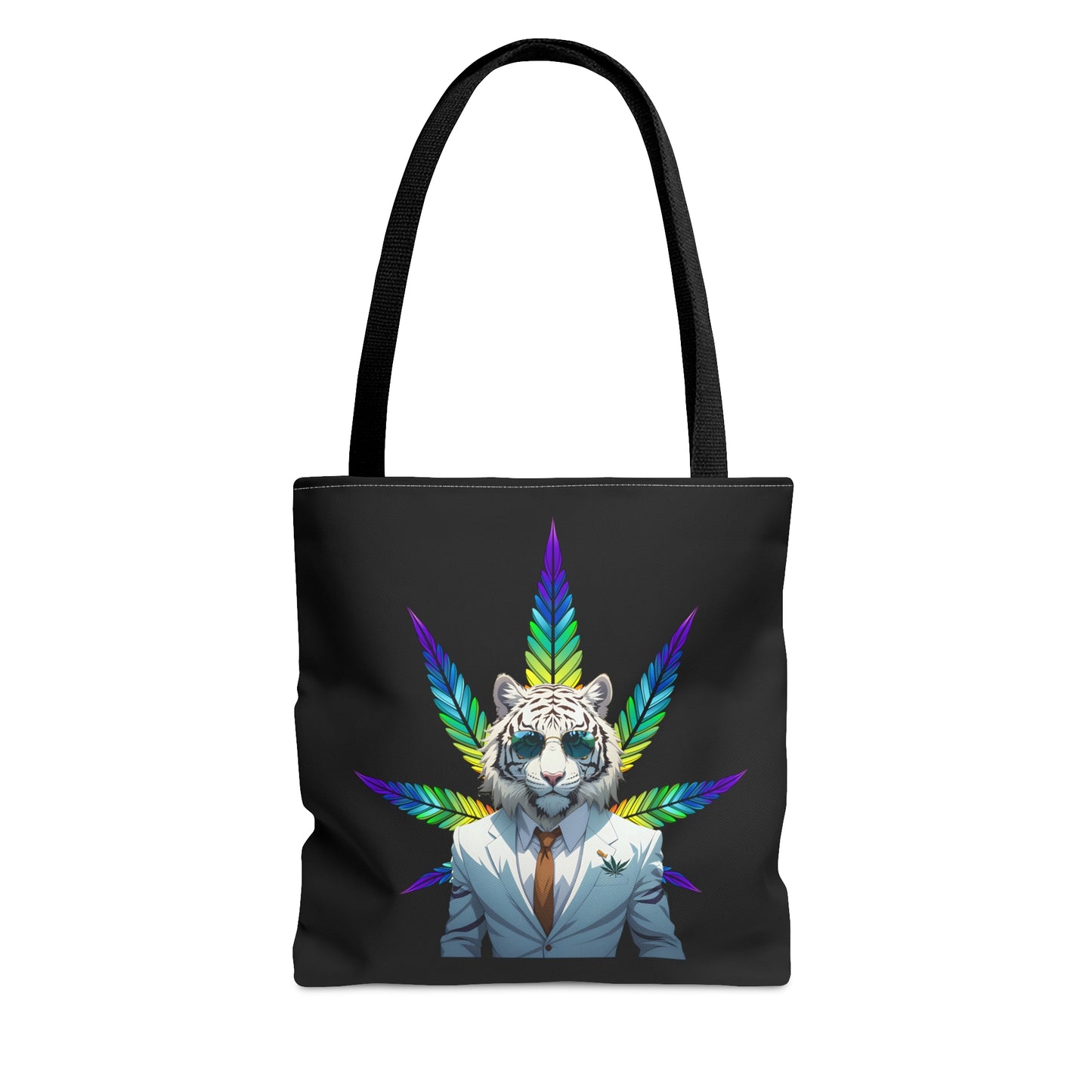 White Tiger 420 Themed, Tote Bag