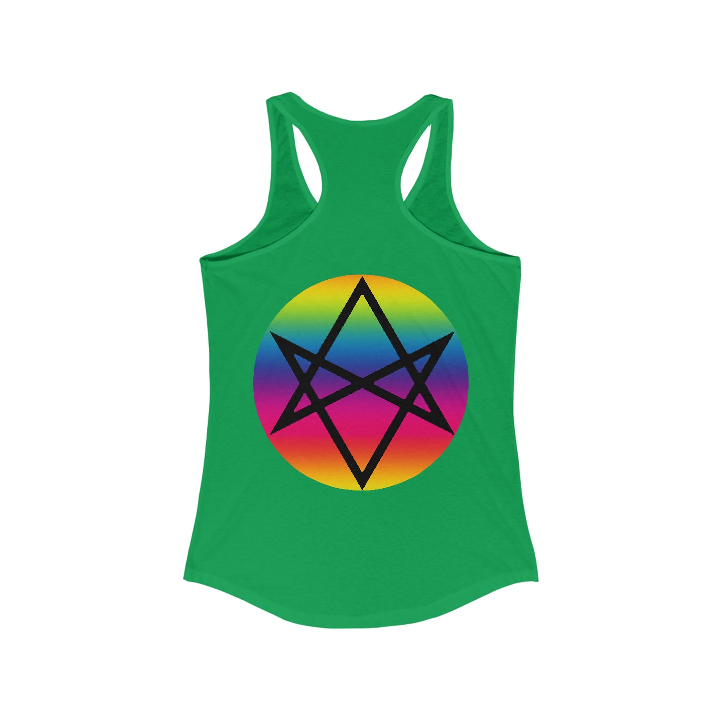 PRIDE Unicursal Hexagram Women's Ideal Racerback Tank