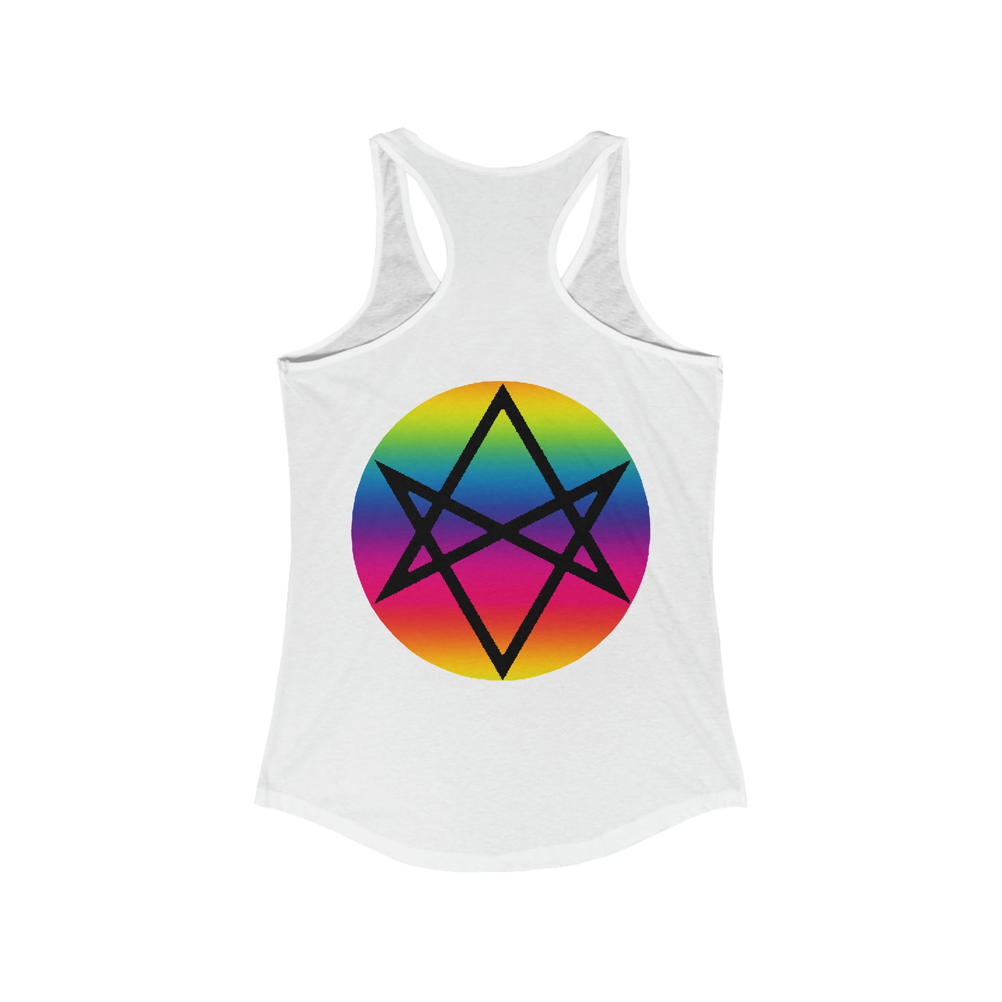 PRIDE Unicursal Hexagram Women's Ideal Racerback Tank