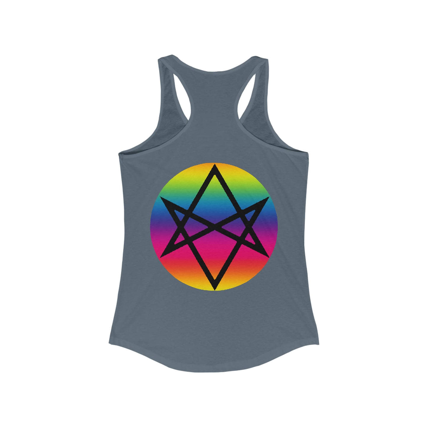 PRIDE Unicursal Hexagram Women's Ideal Racerback Tank