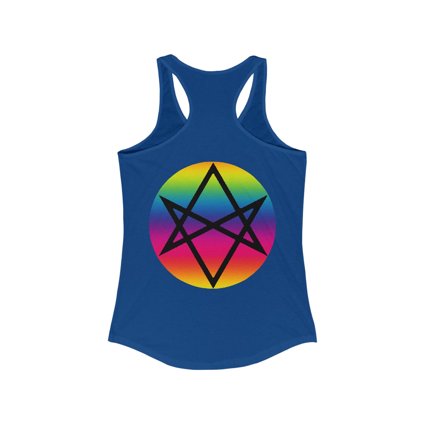 PRIDE Unicursal Hexagram Women's Ideal Racerback Tank