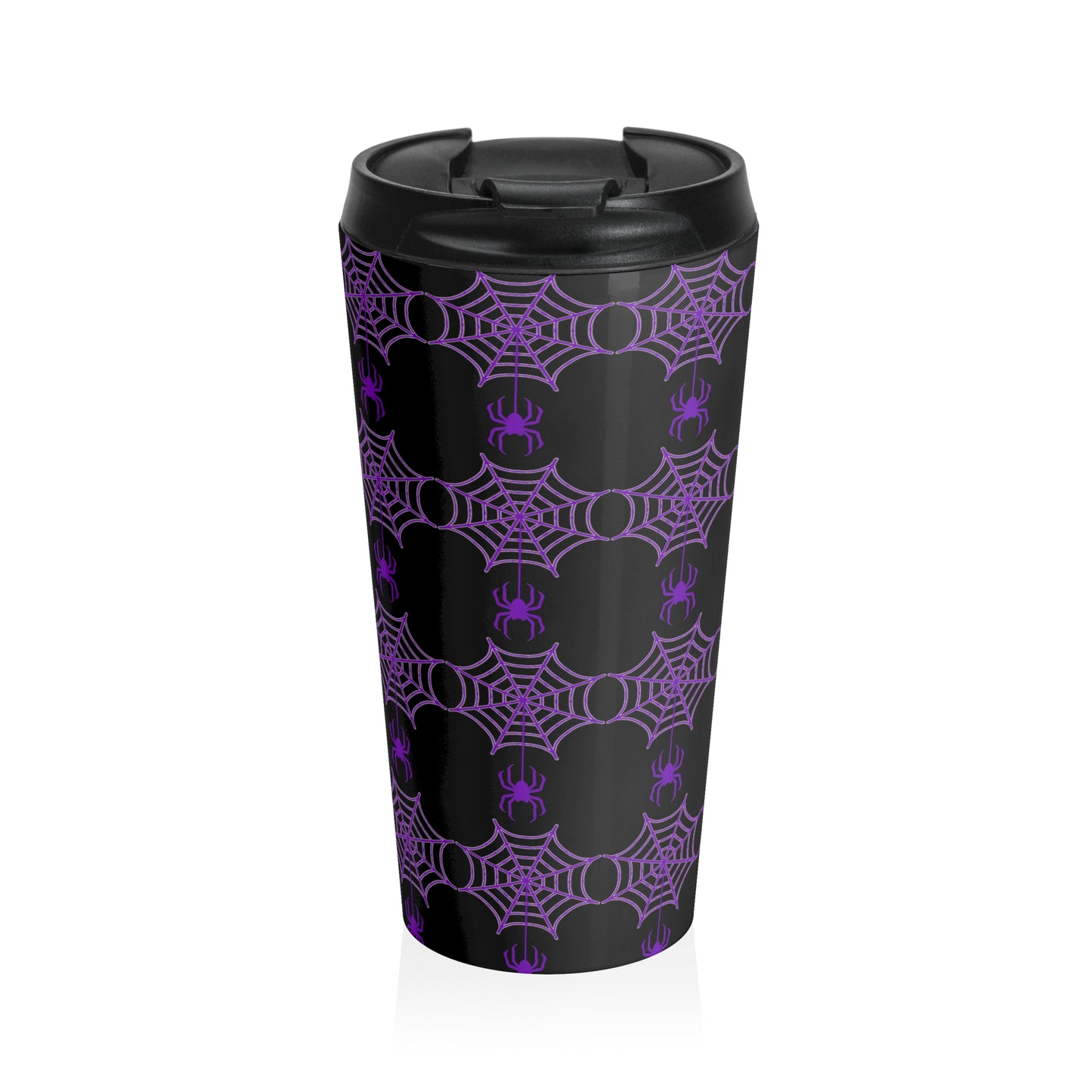 Stainless Steel Spider web Halloween Travel Mug with Insert